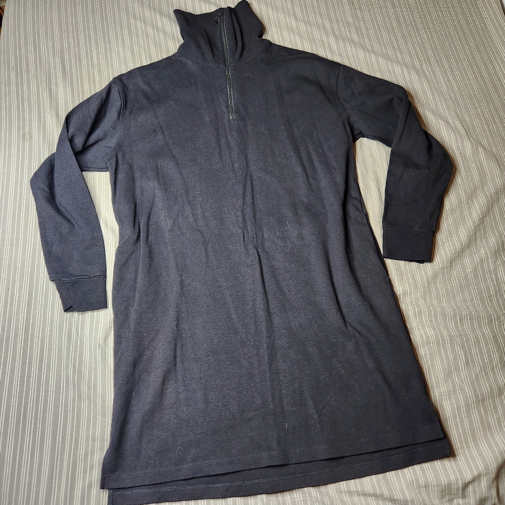 Lolë Black Long Sleeve 1/4 Zip Dress